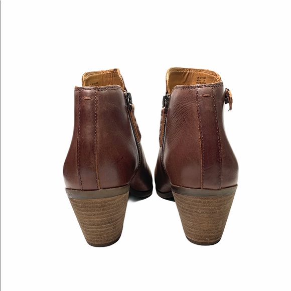 FRYE Judith Double Zip Ankle Boots in Whisky 6.5 - Picture 4 of 9